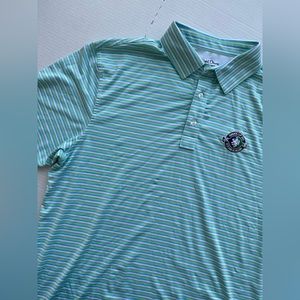 Straight Down Peformance Striped Polo Ivanhoe Cup 2021 Scotland‎ Vs. Ireland
